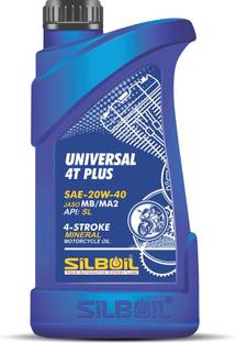 SILBOIL UNIVERSAL 4T-PLUS 20W-40 (API: SL) ( JASO: MB/MA-2) High Performance Mineral Engine Oil