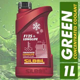 SILBOIL GREEN F12S+ LONGLIFE ANTIFREEZE | Concentrated (1:4) Formula with Advanced Deep-Cool Technology Coolant