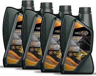 CELLFORCE 20W40 Synthetic 4-Stroke Engine Oil Maximum Engine Protection for Bikes & Motorcycles | High Performance Engine Oil