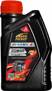 AUTO PICKUP New_Premium Quality Pack Of 500ml 20W40 API SF/CD Dynamic-Plus Multi-Grade Engine Oil