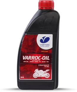 Varroc VOIL-20W40-900SL API SL MINERAL 900ML Synthetic Blend Engine Oil