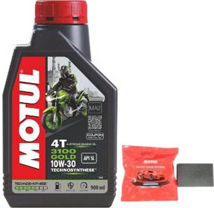MOTUL 3100 4T Gold 10W-30 Full-Synthetic Engine Oil