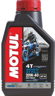 MOTUL 3000 4T Plus20W-40HC-TECH Mineral Engine Oil
