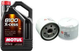 MOTUL 8100 XCESS 5W40 ENGINE OIL & OIL FILTER FOR AMAZE Full-Synthetic Engine Oil