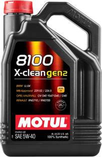 MOTUL 8100 X-Cleangen2 5W40 Engine Oil For Cars Full-Synthetic Engine Oil