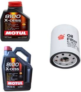 MOTUL 8100 XCESS 5W40 ENGINE OIL & OIL FILTER FOR TAVERA Full-Synthetic Engine Oil