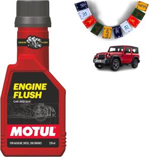 MOTUL MTCD-009 Engine Flush for Car & SUV With Car Screen Wash Engine Flush & Car Flag Oil Flush and Treatment