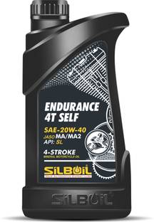 SILBOIL ENDURANCE 4T - SELF 20W-40 ( API: SL) ( JASO: MA/MA-2) High Performance Premium Mineral Engine Oil