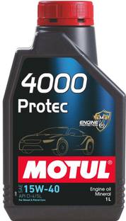 MOTUL 4000 Protec 15W-40 (1L) API CI-4/SL Mineral Engine Oil Mineral Engine Oil