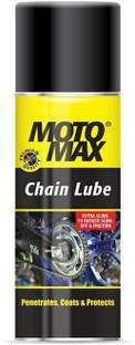 Motomax Chain Lube Spray to prevent breakage in Bikes and Cars Chain Lube Aerosol Spray | Lubrication & Corrosion protection Chain Oil