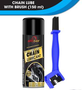 Atoray Bike Chain Lube / Lubricant Spray Cleaner with Brush For All Chain Type | | Rust & Corrosion protection | Prevent Chain Breakage | Noise Chain Oil Chain Oil