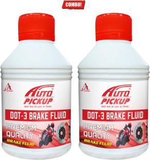 AUTO PICKUP Premium Quality 1+1 Combo of 2 Heavy-Duty 100ml Brake Fluid Brake Oil