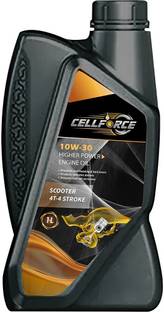 CELLFORCE 10W30 4T Scooter & Motorcycle Engine Oil | Synthetic Blend for Smooth Performance | High-Mileage Engine Oil