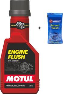 MOTUL MTCD-007 Engine Flush for Car & SUV With Car Screen Wash Engine Flush Oil Flush and Treatment