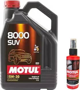 MOTUL 8000 SUV 5W30 With Leather Clean Combo 5w30 Full-Synthetic Engine Oil