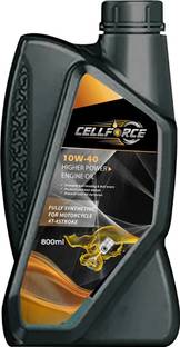 CELLFORCE 10W40 Synthetic Engine Oil Enhances Engine Compression for Motorcycles | High Performance Engine Oil