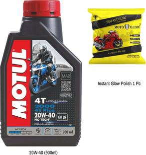 MOTUL MTCD-122 4-STROKE 3000 4T Plus 20W-40 HC-TECH Mineral Engine Oil