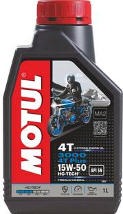 MOTUL 3000 4T Plus 15W-50HC-TECH Mineral Engine Oil