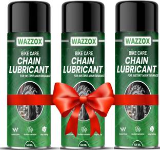 WAZZOX Bike Chain Lubricant Spray With Cleaning Brush For All Chain Type Lubrication Rust protection Prevent Chain Breakage Chain Oil