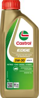 Castrol EDGE 5W-30 Advanced Full Synthetic Engine Oil for Cars | ACEA C3 | Full-Synthetic Engine Oil