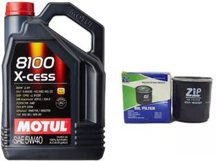 MOTUL 8100 XCESS-5W-40 & Oil Filter Combo for Maruti ALTO Full-Synthetic Engine Oil