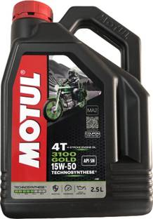 MOTUL 3100 4T 15W50 2.5L & OIL FILTER Synthetic Blend Engine Oil