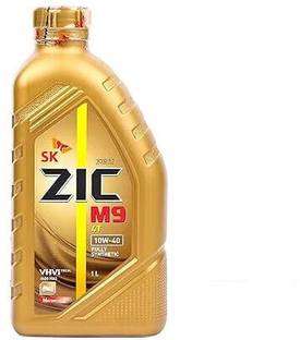 SK ZIC M9 10W-40 (1 L) 100% Fully Synthetic Engine Oil with Proprietary VHVI Technology - Full-Synthetic Engine Oil
