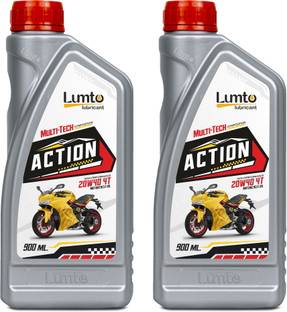 LUMTO ACTION 20W40 4T 900ml P2 for Bikes High Performance Engine Oil
