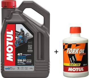 MOTUL Bullet Engine oil and Fork Oil Combo High Performance Engine Oil