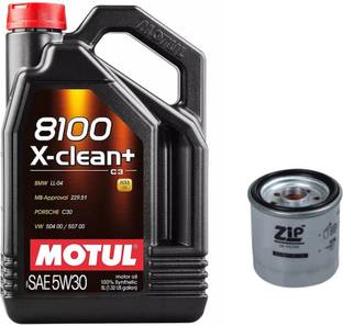 MOTUL 8100 XCLEAN 5W30,Oil &AIR Filter Combo for TOYOTO COROLLA ALTIS(Petrol) Full-Synthetic Engine Oil