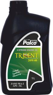 PL SUPER PALCO TRIDENT 20W40, JASO MA2, API SL Grade Premium Quality Multigrade Engine Oil for 4 Stroke 2/3 Wheelers High Performance Engine Oil