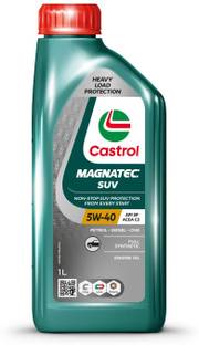 Castrol MAGNATEC SUV 5W-40 Full Synthetic Engine Oil for Petrol, CNG and Diesel SUVs Full-Synthetic Engine Oil