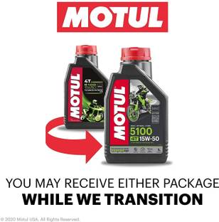 MOTUL 5100 15W50 Technosynthese Synthetic Blend Engine Oil