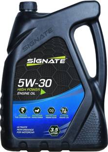 Signate 5W-30 API Fully Synthetic Engine Oil for Petrol, Diesel & CNG Cars High Performance Engine Oil