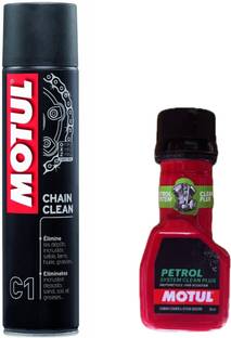 MOTUL CHAIN CLEAN ROAD(400ML)+PETROL SYSTEM CLEAN(50ML) Clean Chain Oil