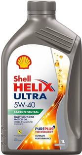 Shell Helix Ultra 5W-40 API SN for Petrol, Diesel, CNG/LPG Cars Full-Synthetic Engine Oil