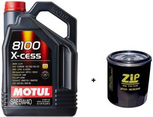 MOTUL 8100 XCESS-5W-40 & Oil Filter Combo for Maruti CELERIO (DIESEL) Full-Synthetic Engine Oil