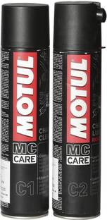HouseOfCommon MOTUL Combo of Chain Cleaner and Lube For all Bikes MC CARE C1-C2 Chain Oil