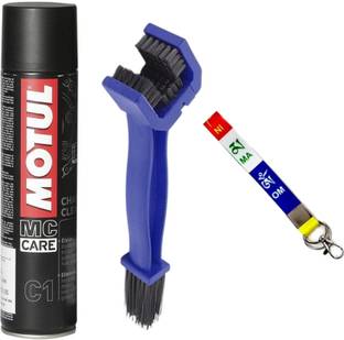 MOTUL C1 Chain Clean - Brush - Key Chain MTCD-125 MC CARE C1 Chain Oil