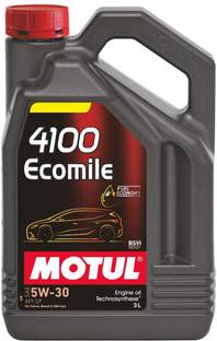 MOTUL 4100 Ecomile SAE 5W-30 Synthetic Blend Engine Oil