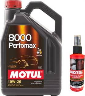 MOTUL 8000 perfomax 0w20 with leather clean combo 0W20 Full-Synthetic Engine Oil
