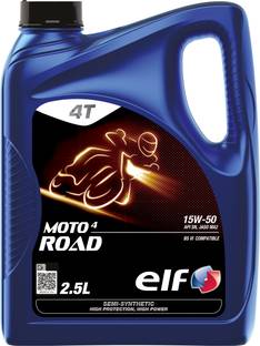 Elf Road 15W-50 Synthetic Blend Engine Oil