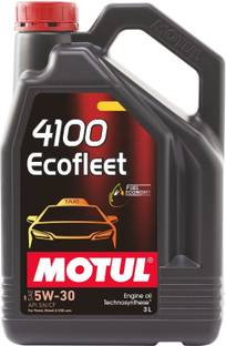 MOTUL 4100 EcoFleet 5W-30 API SN/CF Technosynthese Engine Oil for Petrol & Diesel Cars Technosynthese (Semi Synthetic)