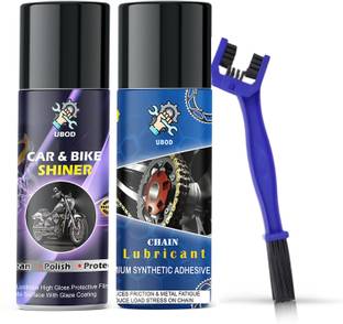 Weyride Best Quality Combo Bike Chain Lube and Bike Shiner Lubricant Spray For Bike With chain Cleaning Brush MT Chain Oil