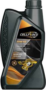 CELLFORCE 20W40 Engine Oil Synthetic Lubricant Smooth Ride for Bikes & Motorcycles | High Performance Engine Oil