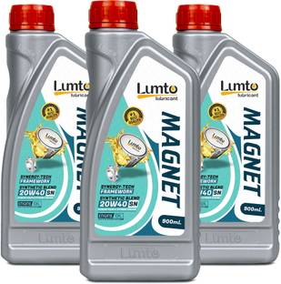 LUMTO MAGNET 20W-40 API SN 900 ML P3 For Bike High Performance Engine Oil