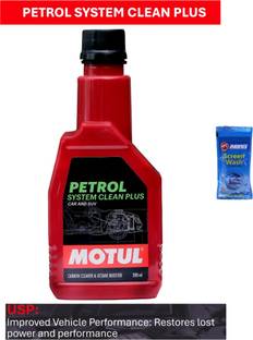MOTUL MTCD-020 ABRO SCREEN WASH PETROL SYSTEM CLEAN PLUS High-Mileage Engine Oil
