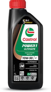 Castrol POWER1 ULTIMATE 10W-50 4T 5-in-1 Full Synthetic Technology | For High Performance Bikes | BS6 Ready Full-Synthetic Engine Oil