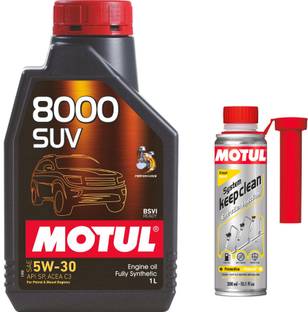 MOTUL 8000 SUV 5W30(1lit)+SYSTEM KEEP CLEAN DIESEL(300ml)Combo Full-Synthetic Engine Oil