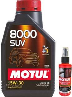 MOTUL 8000 SUV 5W30 With Leather Clean Combo 5w30 Full-Synthetic Engine Oil